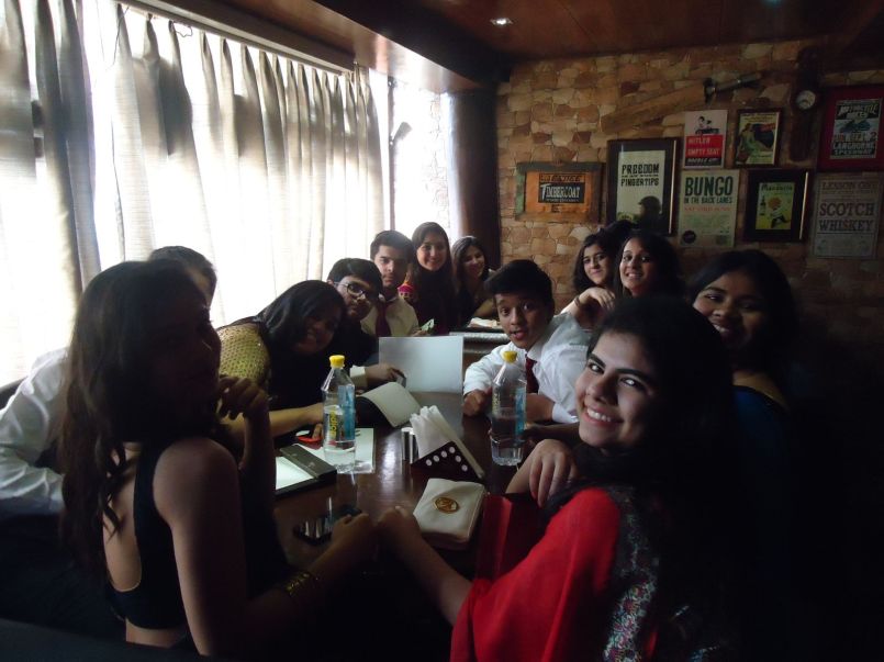 After-farewell lunch with favorites.